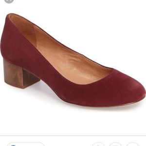 Madewell suede pumps